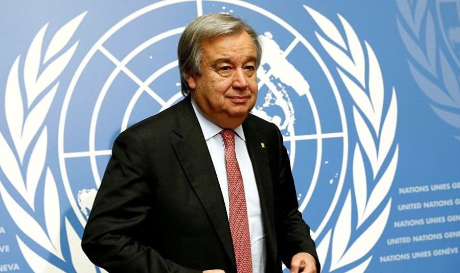 Guterres urges action on two-state support