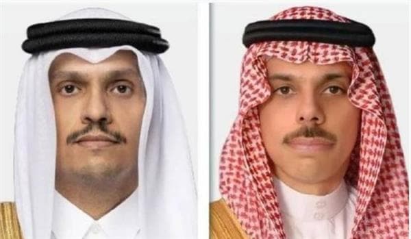 وزيرا خارجية قطر والسعودية يتبادلان الحديث عن تقليل التصعيد