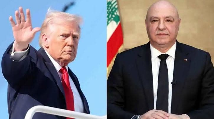 عون يلتقي ترامب لمناقشة انسحاب إسرائيل من جنوب لبنان
