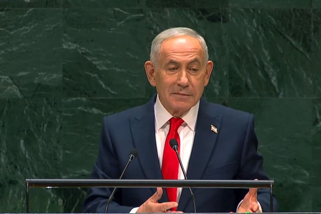 Protesters Block UN Streets Over Netanyahu Visit