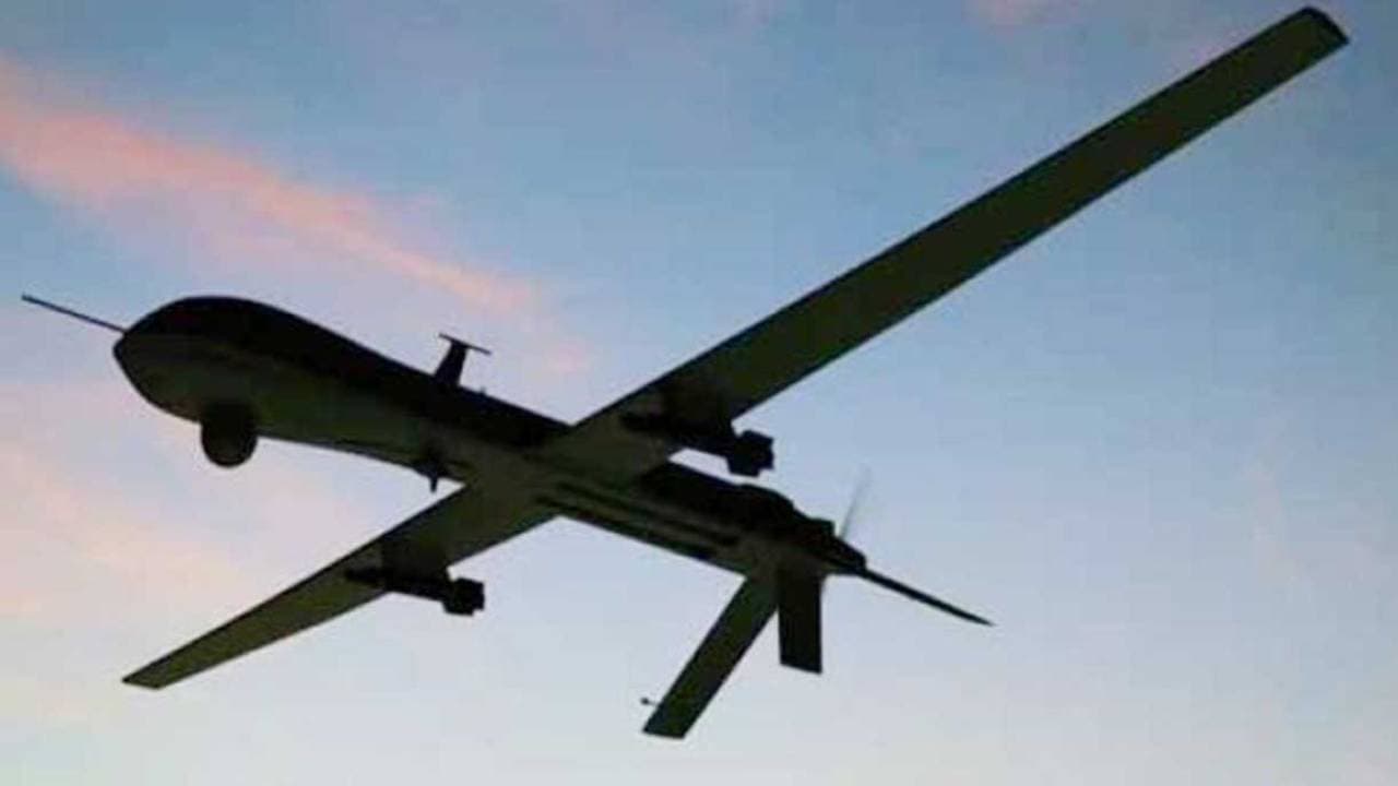 Drones observed above German military site