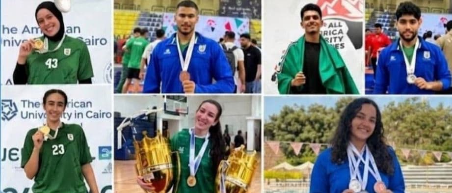 جامعة القاهرة تحصد 57 ميدالية في ألعاب الجامعات الإفريقية