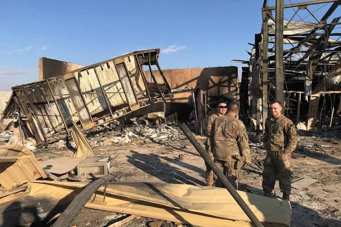Eight U.S. soldiers hurt in Iranian attack