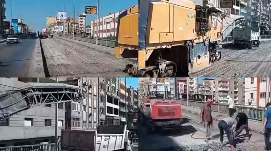 Damanhour Bridge Alley Maintenance Completed