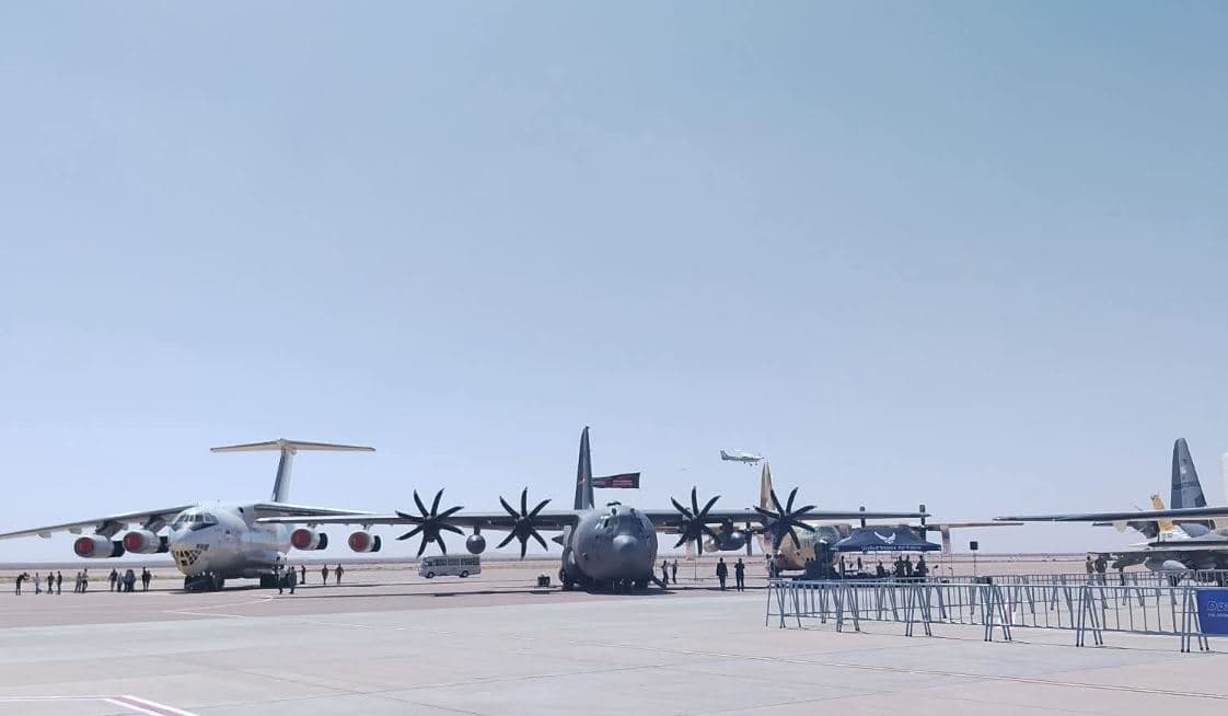 Egypt Aerospace Expo opens with drone shows