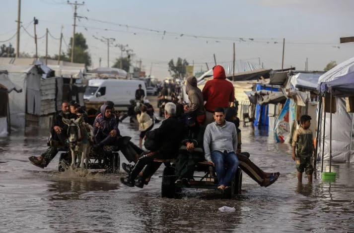 UN: Gaza's 950,000 displaced face winter floods