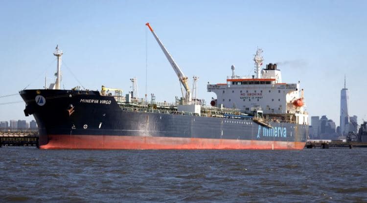 Russian diesel tanker to leave for US tomorrow