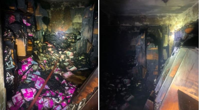 Clothing Store Fire in Heliopolis