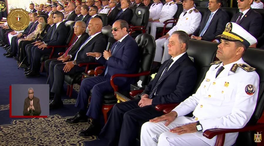 President Sisi urges Police Academy students to protect the institution