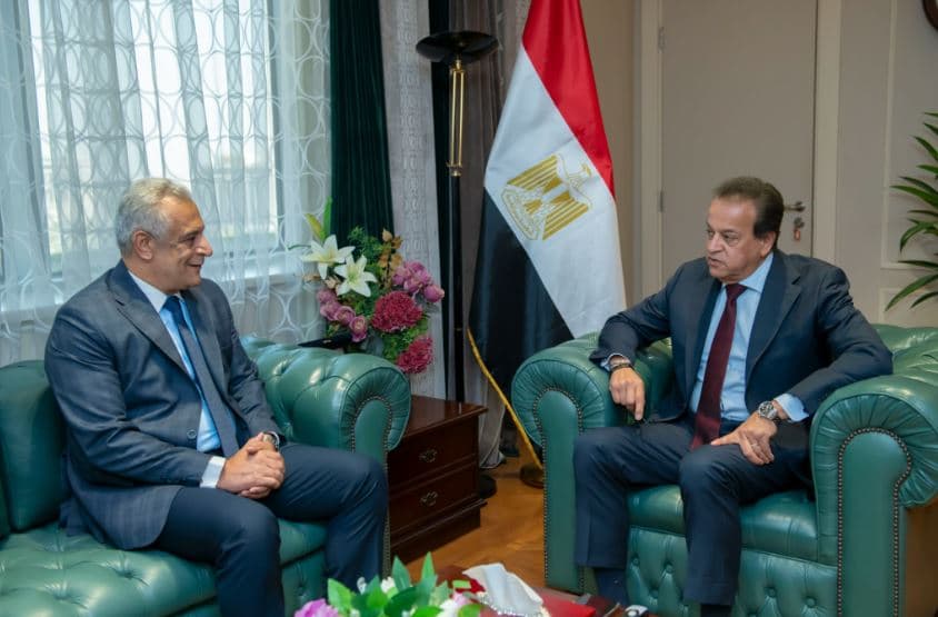 الإنتاج الحربي والصحة تتناقشان مشاريع مشتركة