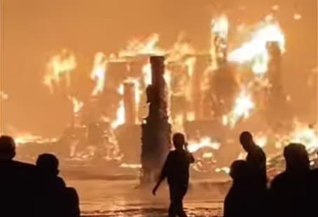 Fire breaks out at Obour cardboard factory