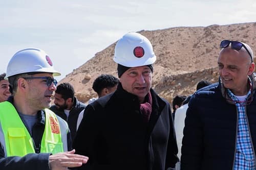 Al-Khatib visits Al-Ahly Stadium project
