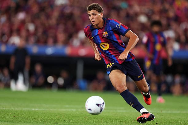 Hamza Abdul Karim waits for Barca chance