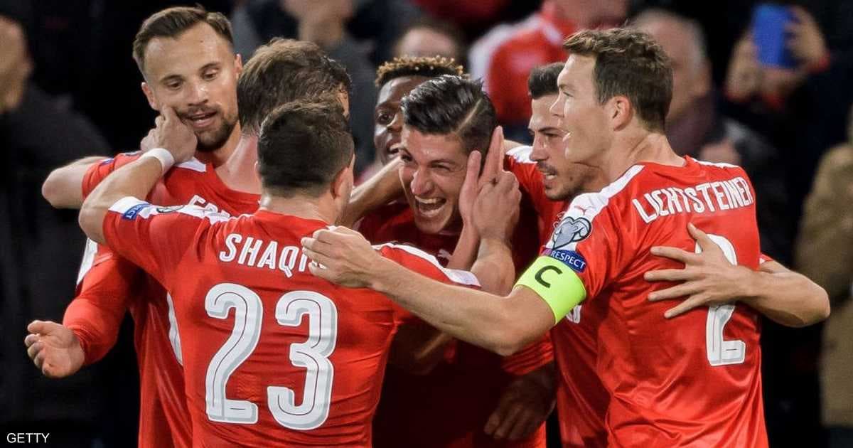 سويسرا تتجاوز كولومبيا وتلتقي الأرجنتين في الدور المقبل