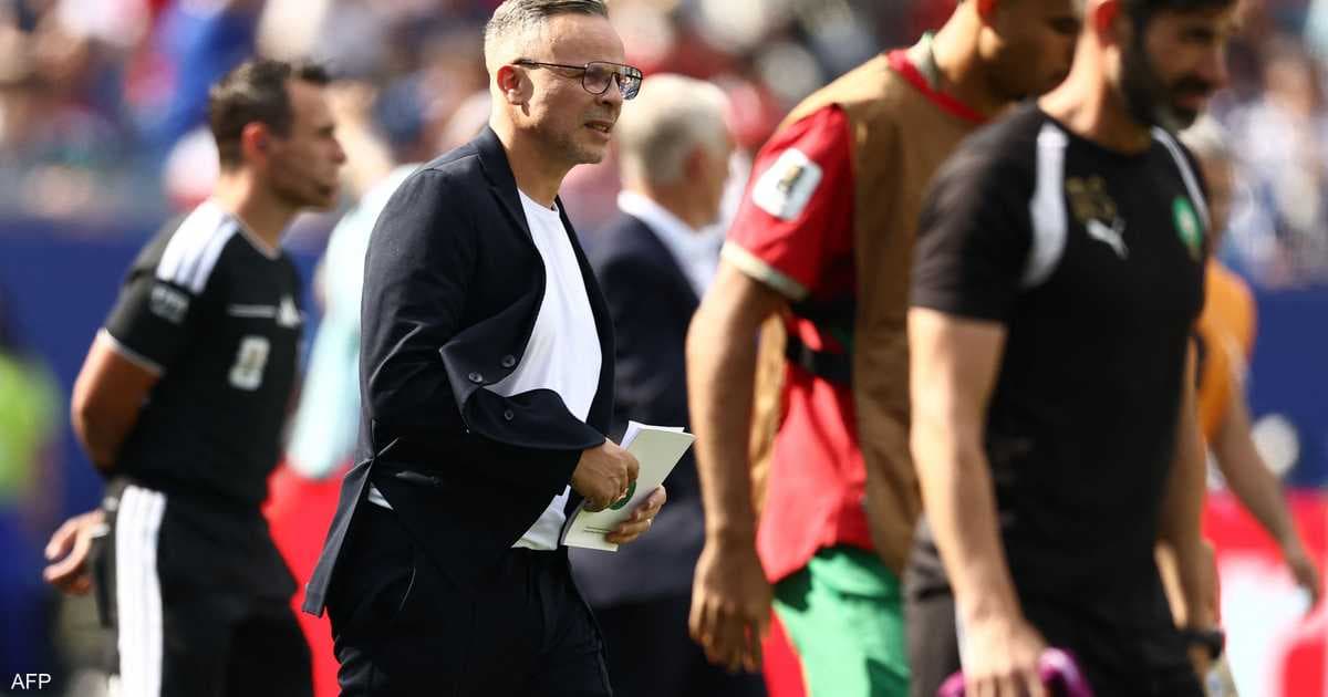 مدرب المغرب يوضح سبب الخسارة أمام فرنسا بعد وداع المونديال