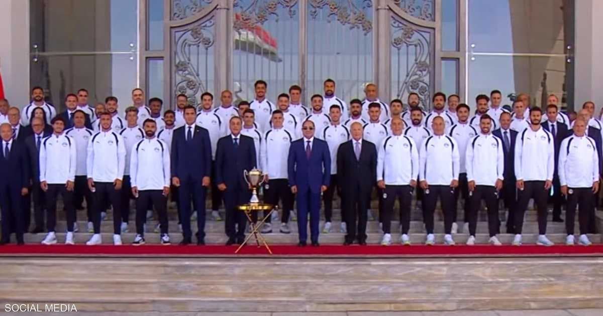 السيسي يؤكد على أهمية كشافي المواهب خلال تكريمه للمنتخب