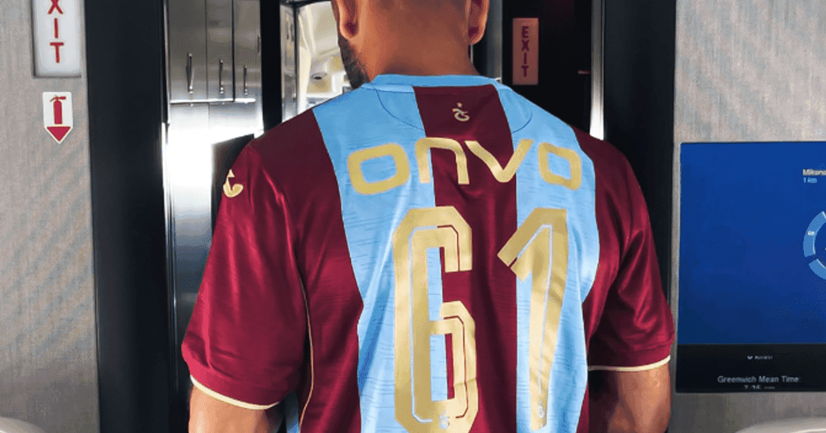 Mohamed Salah in Trabzon with number 61
