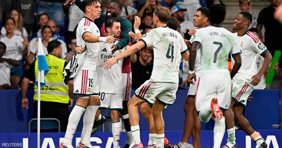 ريال مدريد يبدأ الموسم بالفوز في الدقائق الأخيرة