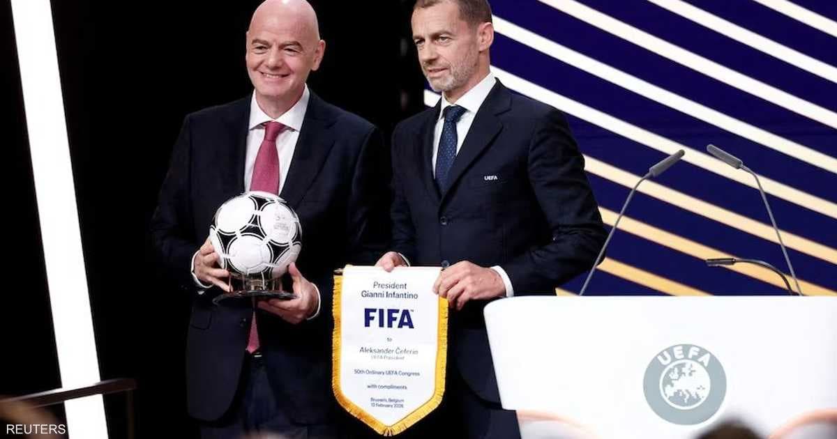 يويفا يتقدم بشكوى ضد إنفانتينو