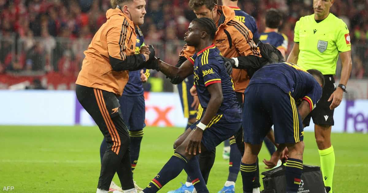 Arsenal's Saka injury concern escalates