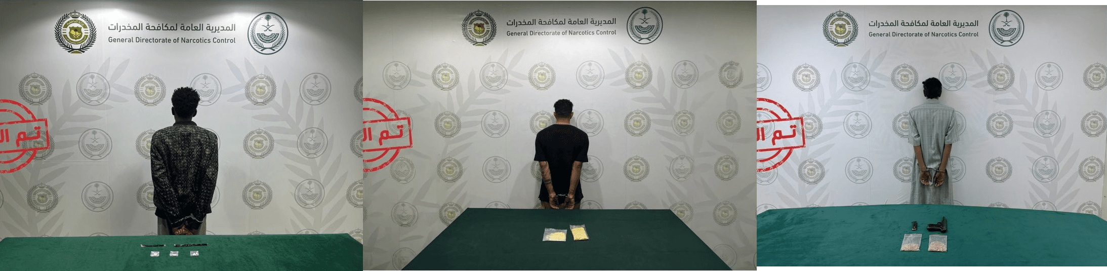 اعتقال 3 متهمين بترويج المخدرات
