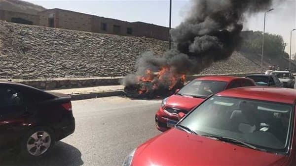 Five Hurt in Sahara Road Car Fire