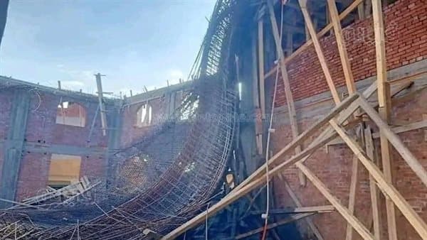 Twelve Injured in Badr City Construction Collapse