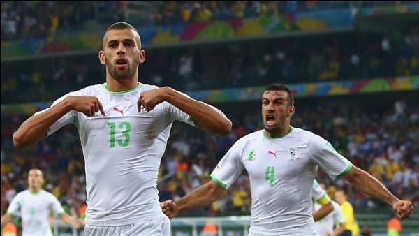 Algeria leads Zambia 1-0 at halftime