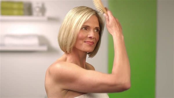 Natural hair care program for after forty