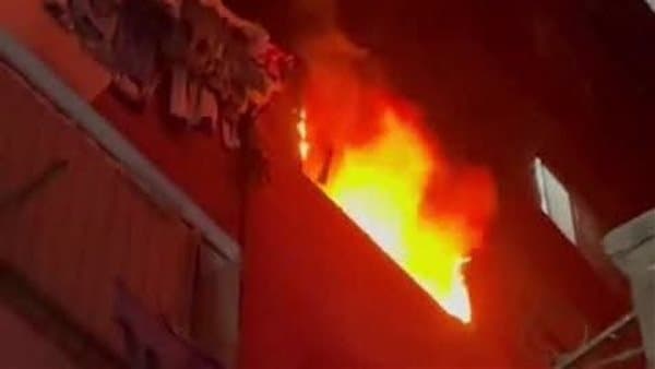 حريق في شقة بمنشأة ناصر
