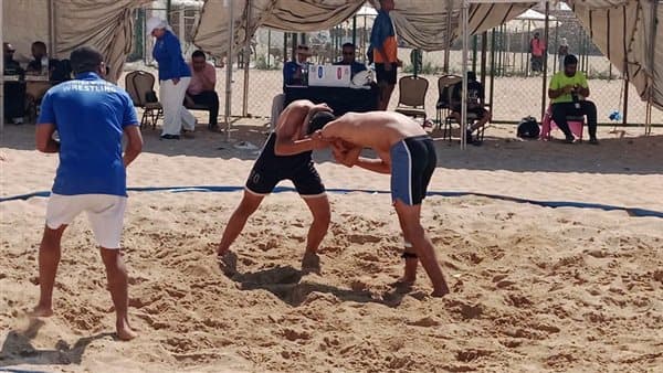 Asyut Governor congratulates beach wrestling winners