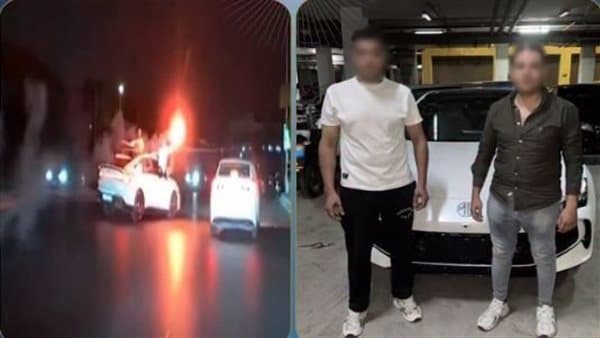 Cairo student endangers public with car and fireworks