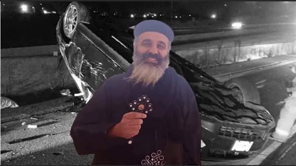 حالة كاهن كنيسة ملوي بعد الحادث