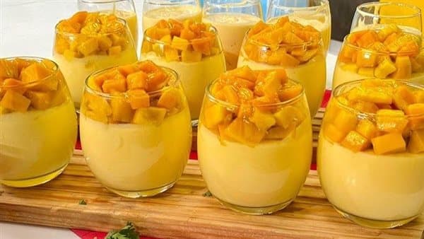 طريقة تحضير مهلبية المانجو المنعشة