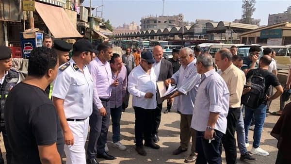محافظ الدقهلية يراجع تطوير ميدان سندوب