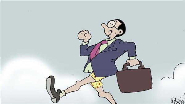 كاريكاتير فيتو عن الاجتماعات في الطقس الحار