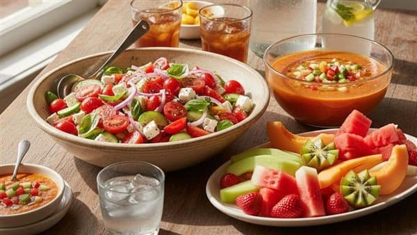 أكلات باردة للحرارة العالية
