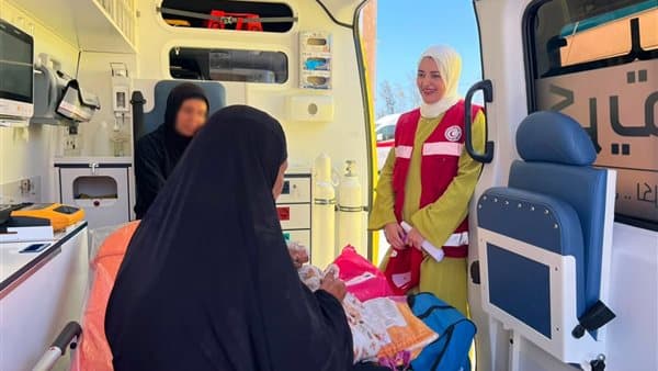 الهلال الأحمر يستقبل دفعة الجرحى الفلسطينيين للعلاج في مصر