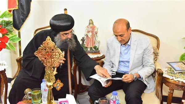 Assiut Governor reviews Saint Marmina Monastery