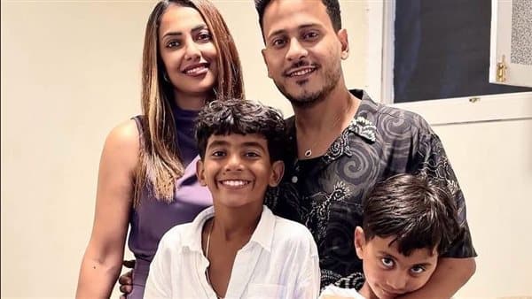 Karim Afifi faces awkward moment with son