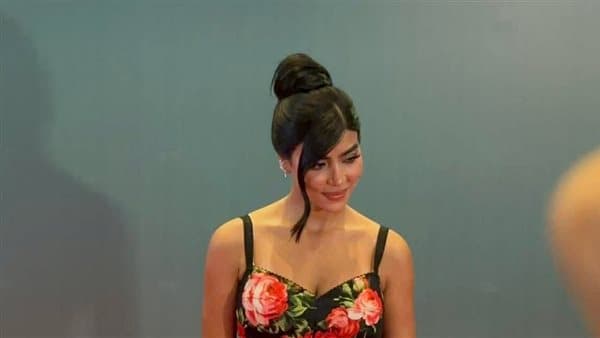 Caroline Azmy at Mahmoud El Tani screening