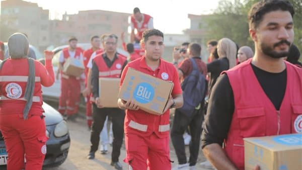 الهلال الأحمر يقدم دعم واحتفالات لتكريم ضحايا الإسماعيلية