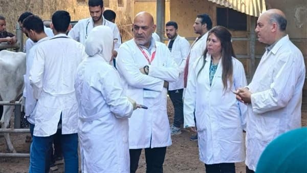 قافلة طبية مجانية تصل قرية بالمنيا