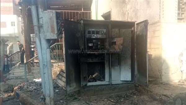Transformer fire in Tal El Balad, Ismailia