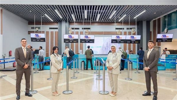 آيركايرو تبدأ رحلات العلمين موسكو
