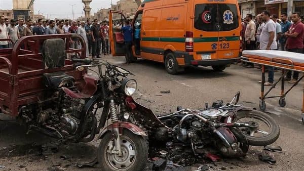 Three hurt in motorcycle crash at Village 54