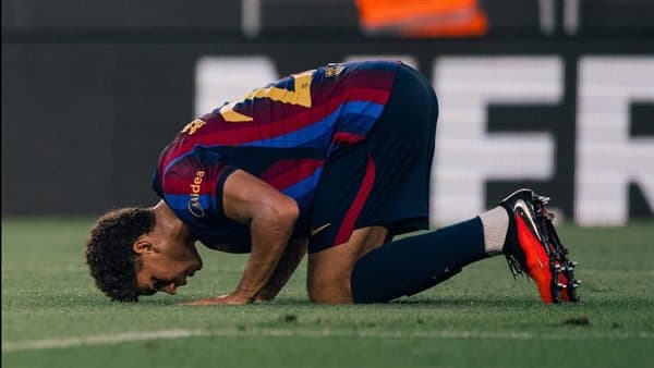 برشلونة يهنئ حمزة عبد الكريم بعد أول هدف