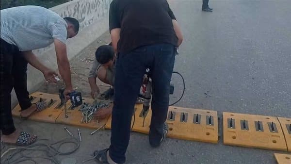 Minufiya Governor Uses Spikes on Traffic Violators