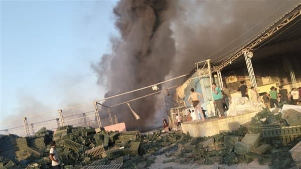 محمود غنيمي في مواجهة حريق قمرونة
