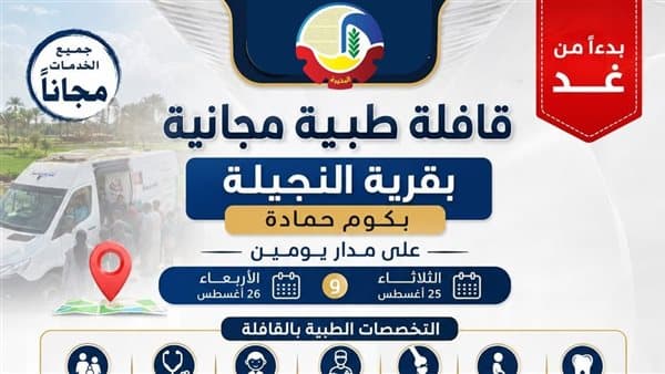 Free medical convoy to Al-Nagila Village
